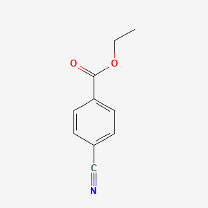 Ethyl 4-cyanobenzoate chemical structure (CAS 7153-22-2)
