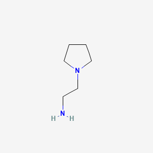 Pyrrolidinoethylamine chemical structure (CAS 7154-73-6)