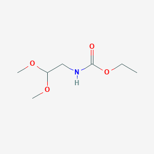 Ethyl (2,2-dimethoxyethyl)carbamate chemical structure (CAS 71545-60-3)