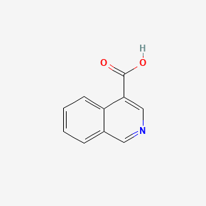 Isoquinoline-4-carboxylic acid chemical structure (CAS 7159-36-6)