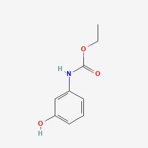 Ethyl (3-hydroxyphenyl)carbamate chemical structure (CAS 7159-96-8)