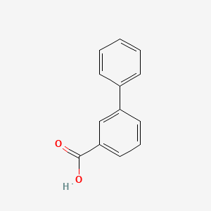 [1,1'-Biphenyl]-3-carboxylic acid chemical structure (CAS 716-76-7)