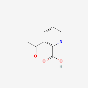 3-Acetyl-2-pyridinecarboxylic acid chemical structure (CAS 716362-04-8)