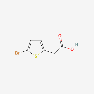 2-(5-Bromothiophen-2-yl)acetic acid chemical structure (CAS 71637-38-2)