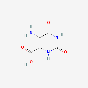 5-Amino-2,6-dioxo-1,2,3,6-tetrahydropyrimidine-4-carboxylic acid chemical structure (CAS 7164-43-4)