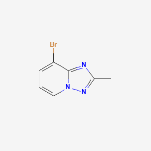 8-Bromo-2-methyl-[1,2,4]triazolo[1,5-a]pyridine chemical structure (CAS 7169-96-2)