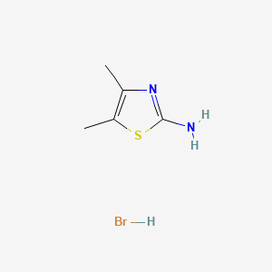 4,5-Dimethylthiazol-2-amine hydrobromide chemical structure (CAS 7170-76-5)
