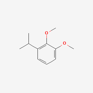 1-Isopropyl-2,3-dimethoxybenzene chemical structure (CAS 71720-27-9)