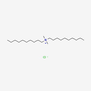 N-Decyl-N,N-dimethyldecan-1-aminium chloride chemical structure (CAS 7173-51-5)