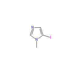 5-Iodo-1-methyl-1H-imidazole chemical structure (CAS 71759-88-1)