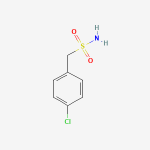 (4-Chlorophenyl)methanesulfonamide chemical structure (CAS 71799-35-4)