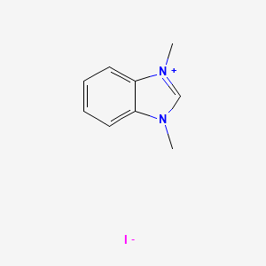 1,3-Dimethyl-1H-benzo[d]imidazol-3-ium iodide chemical structure (CAS 7181-87-5)