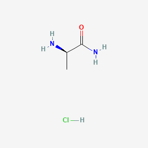 H-D-Ala-NH2.HCl chemical structure (CAS 71810-97-4)