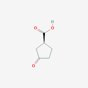(S)-3-Oxocyclopentanecarboxylic acid chemical structure (CAS 71830-06-3)
