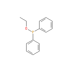 Ethoxydiphenylphosphine chemical structure (CAS 719-80-2)