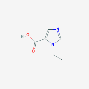 1-Ethyl-1H-imidazole-5-carboxylic acid chemical structure (CAS 71925-11-6)