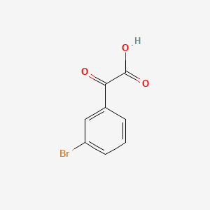 2-(3-Bromophenyl)-2-oxoacetic acid chemical structure (CAS 7194-78-7)