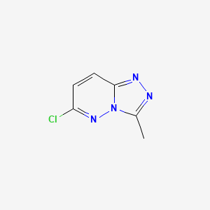 6-Chloro-3-methyl-[1,2,4]triazolo[4,3-b]pyridazine chemical structure (CAS 7197-01-5)
