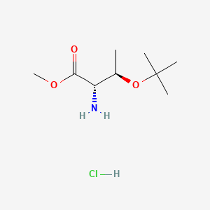 Methyl O-(tert-butyl)-L-threoninate hydrochloride chemical structure (CAS 71989-43-0)