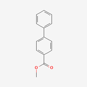 Methyl [1,1'-biphenyl]-4-carboxylate chemical structure (CAS 720-75-2)