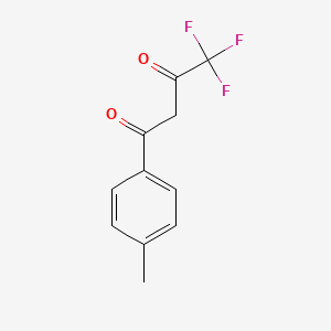 4,4,4-Trifluoro-1-(p-tolyl)butane-1,3-dione chemical structure (CAS 720-94-5)
