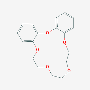 6,7,9,10,12,13-Hexahydrodibenzo[b,e][1,4,7,10,13]pentaoxacyclopentadecine chemical structure (CAS 72011-23-5)