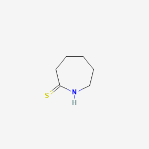 Azepane-2-thione chemical structure (CAS 7203-96-5)