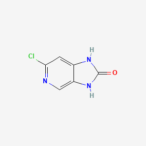 6-Chloro-1H-imidazo[4,5-c]pyridin-2(3H)-one chemical structure (CAS 7205-43-8)