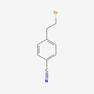 4-(2-Bromoethyl)benzonitrile chemical structure (CAS 72054-56-9)