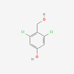 3,5-Dichloro-4-(hydroxymethyl)phenol chemical structure (CAS 720679-54-9)