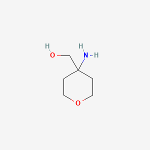 (4-Amino-4-tetrahydropyranyl)methanol chemical structure (CAS 720706-20-7)