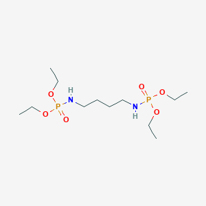 Tetraethyl butane-1,4-diylbis(phosphoramidate) chemical structure (CAS 720707-93-7)
