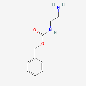 Benzyl (2-aminoethyl)carbamate chemical structure (CAS 72080-83-2)