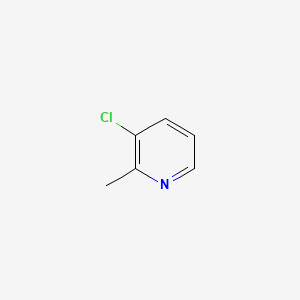 3-Chloro-2-methylpyridine chemical structure (CAS 72093-03-9)