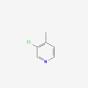 3-Chloro-4-methylpyridine chemical structure (CAS 72093-04-0)