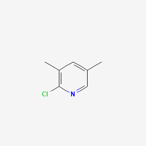 2-Chloro-3,5-dimethylpyridine chemical structure (CAS 72093-12-0)