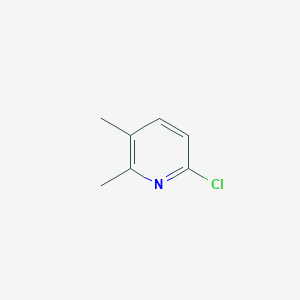 6-Chloro-2,3-dimethylpyridine chemical structure (CAS 72093-13-1)