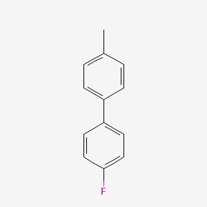 4-Fluoro-4'-methyl-1,1'-biphenyl chemical structure (CAS 72093-43-7)