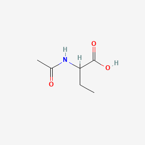 Ac-DL-Abu-OH chemical structure (CAS 7211-57-6)