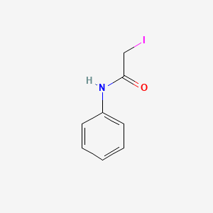 2-Iodo-N-phenylacetamide chemical structure (CAS 7212-28-4)