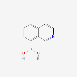 Isoquinolin-8-ylboronic acid chemical structure (CAS 721401-43-0)