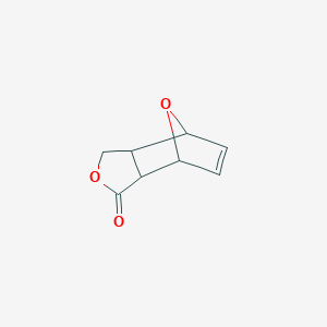 3a,4,7,7a-Tetrahydro-4,7-epoxyisobenzofuran-1(3H)-one chemical structure (CAS 72150-22-2)