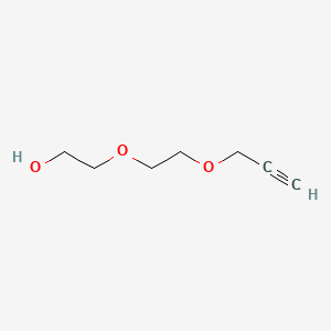 2-[2-(2-Propynyloxy)ethoxy]ethanol chemical structure (CAS 7218-43-1)