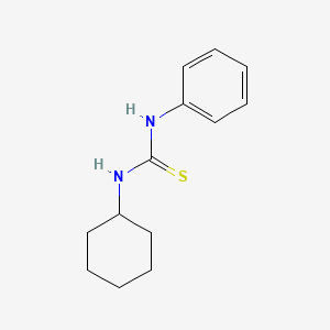 1-Cyclohexyl-3-phenylthiourea chemical structure (CAS 722-03-2)