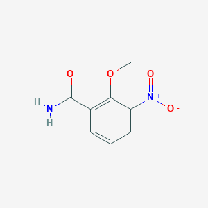 2-Methoxy-3-nitrobenzamide chemical structure (CAS 722538-98-9)