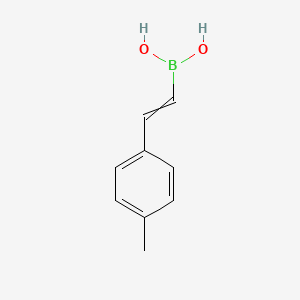 (E)-(4-Methylstyryl)boronic acid chemical structure (CAS 72316-17-7)