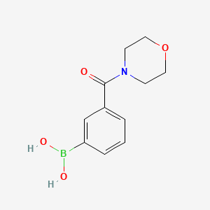 3-(Morpholine-4-carbonyl)phenylboronic acid chemical structure (CAS 723281-55-8)
