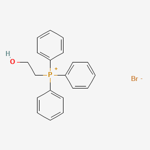 (2-Hydroxyethyl)triphenylphosphonium bromide chemical structure (CAS 7237-34-5)