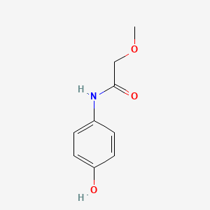 N-(4-Hydroxyphenyl)-2-methoxyacetamide chemical structure (CAS 723757-41-3)