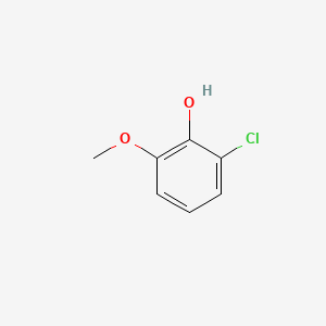 2-Chloro-6-methoxyphenol chemical structure (CAS 72403-03-3)